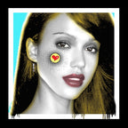 Jessica Alba - Kind of Beauty – Giclée printed on Canvas or Paper