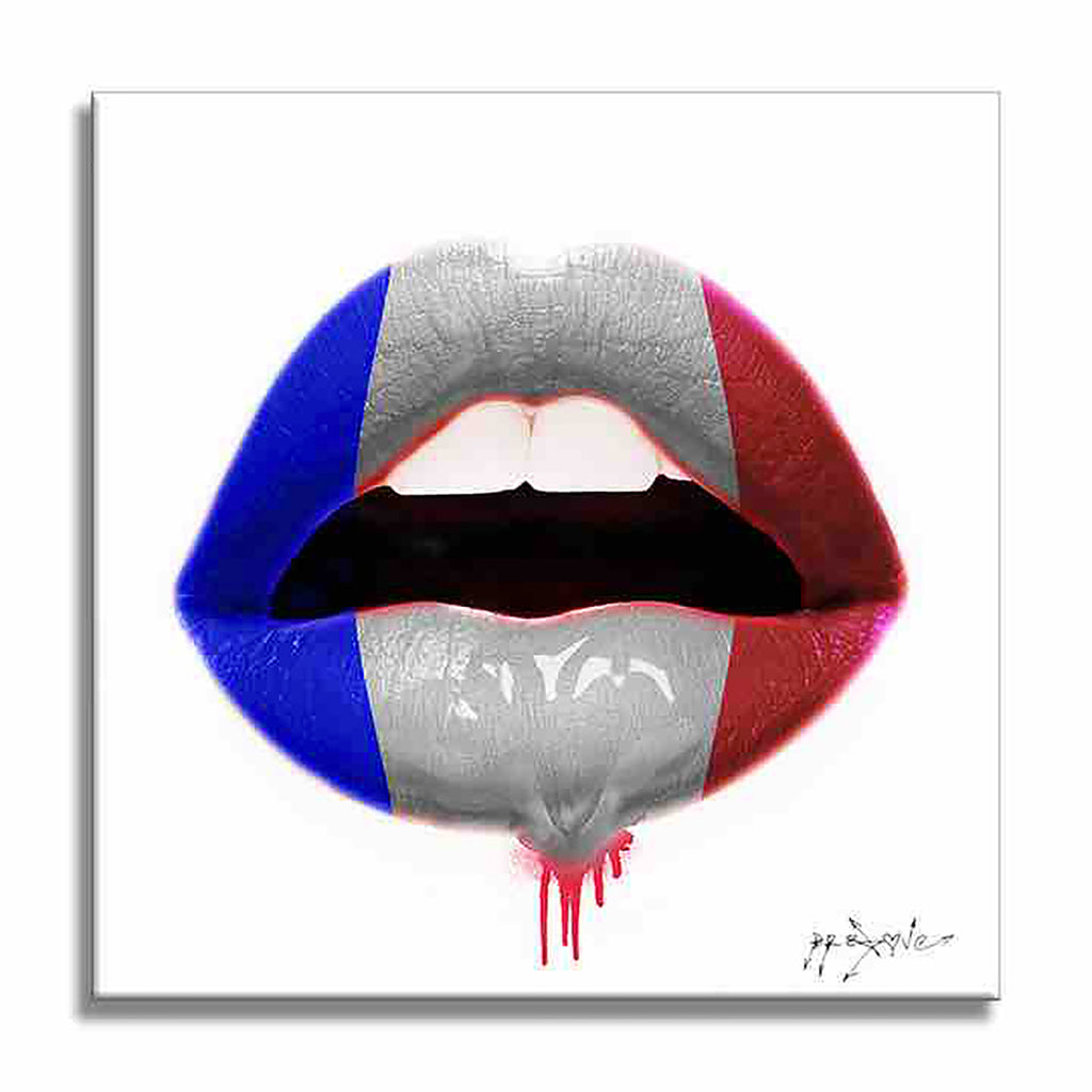 Kiss - France – Giclée printed on Canvas or Paper