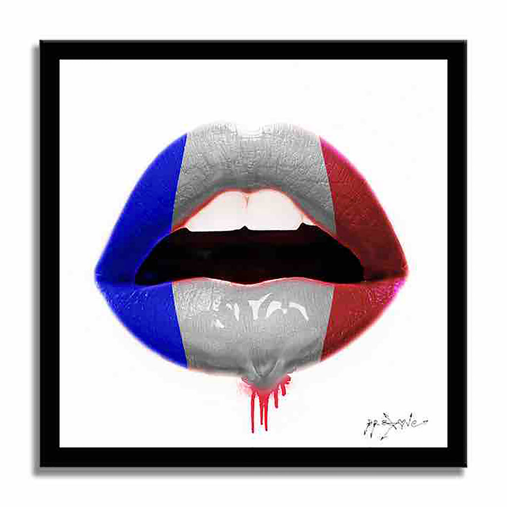 Kiss - France – Giclée printed on Canvas or Paper