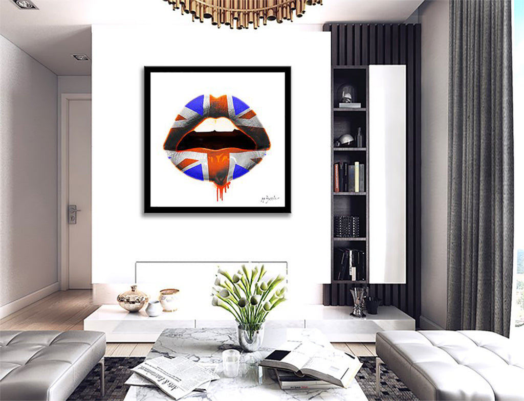Kiss - UK – Giclée printed on Canvas or Paper