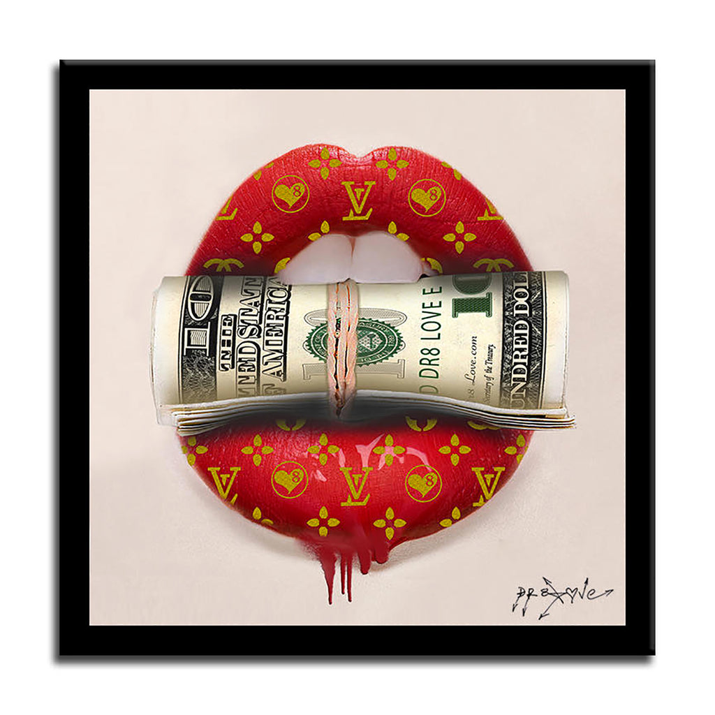 Kiss my Money - Original Painting on Canvas