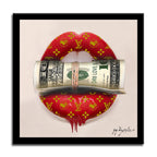 Kiss my Money - Original Painting on Canvas