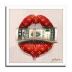 Kiss my Money - Original Painting on Canvas