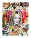 Kylie Minogue A Dream- Original Collage Painting on Paper