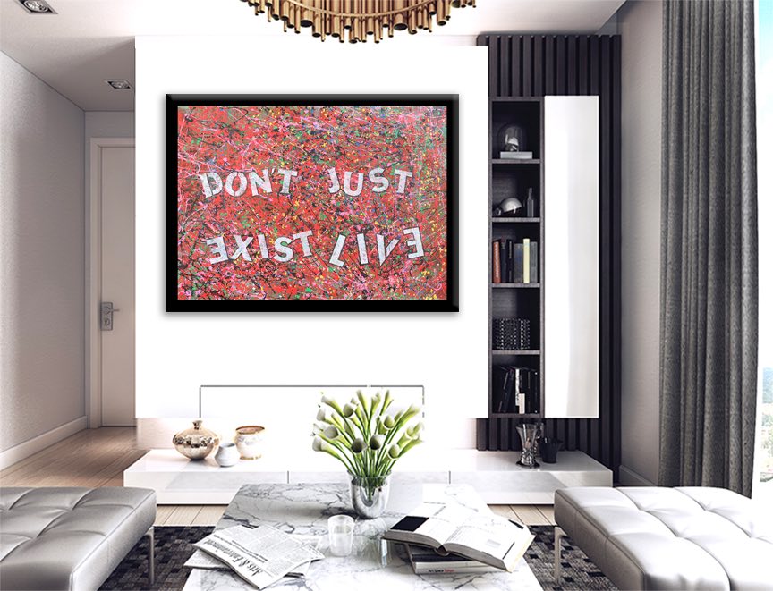 Live  – Original Abstract Painting on canvas