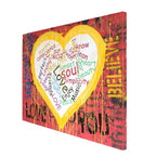 Heart - Girl Power – Original Painting on canvas