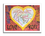 Heart - Girl Power – Original Painting on canvas