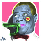Louis Armstrong La Vie en Rose – Giclée printed on Canvas or Paper