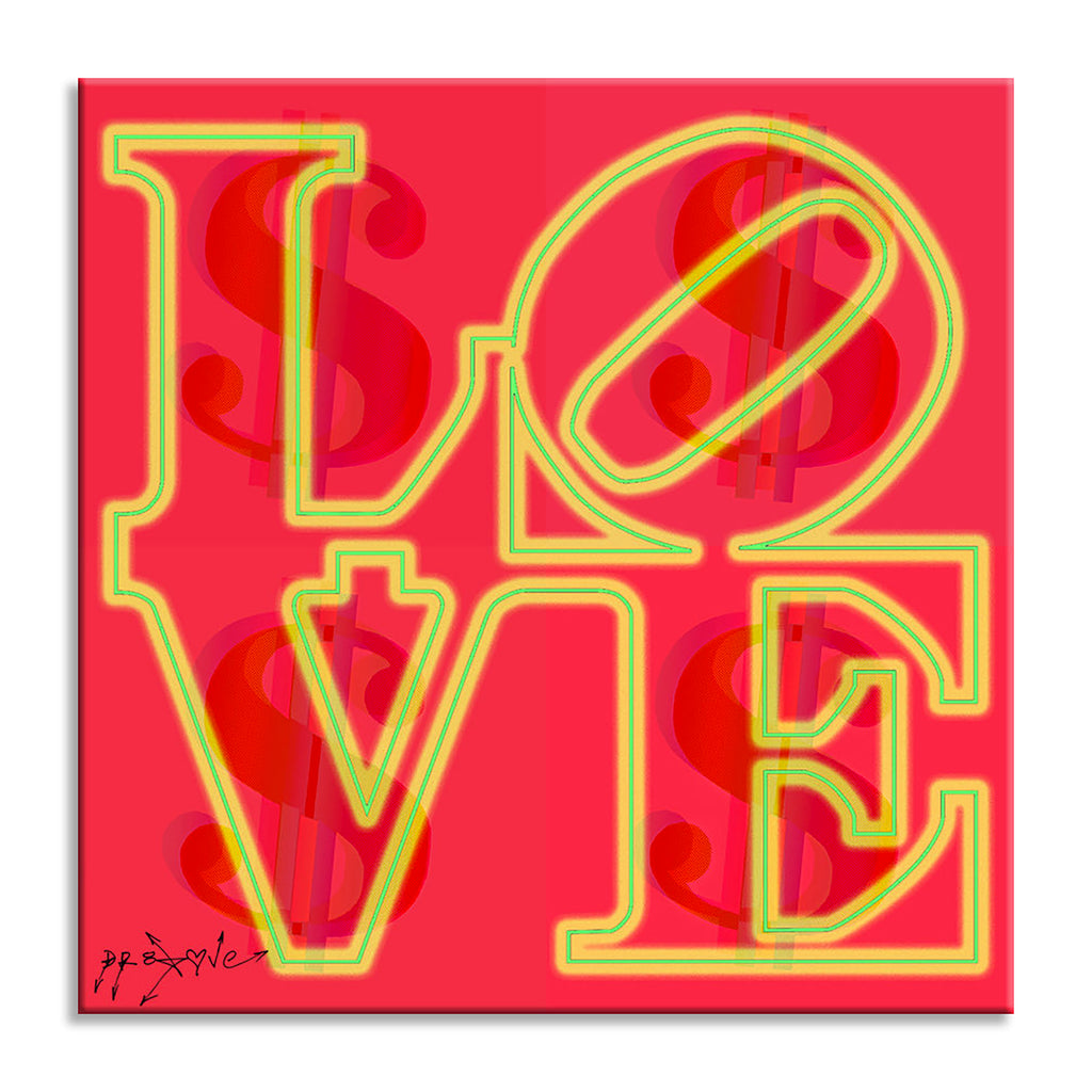 Love Red  – Giclée printed on Canvas or Paper