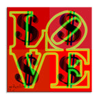 Love Red - Black – Giclée printed on Canvas or Paper