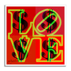 Love Red - Black – Giclée printed on Canvas or Paper