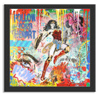 Love Wonder Woman – Giclée printed on Canvas or Paper