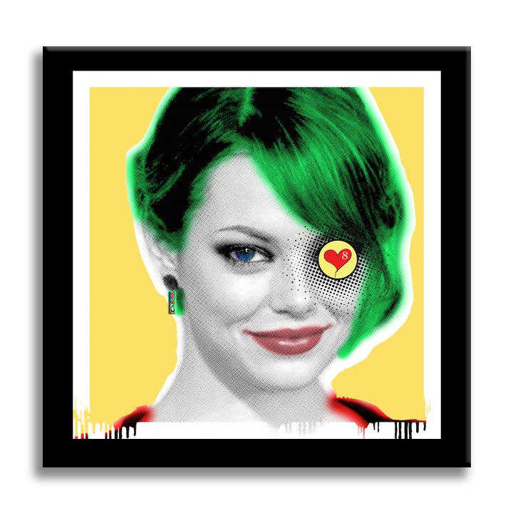 Emma Stone - Magic Bunny – Giclée printed on Canvas or Paper