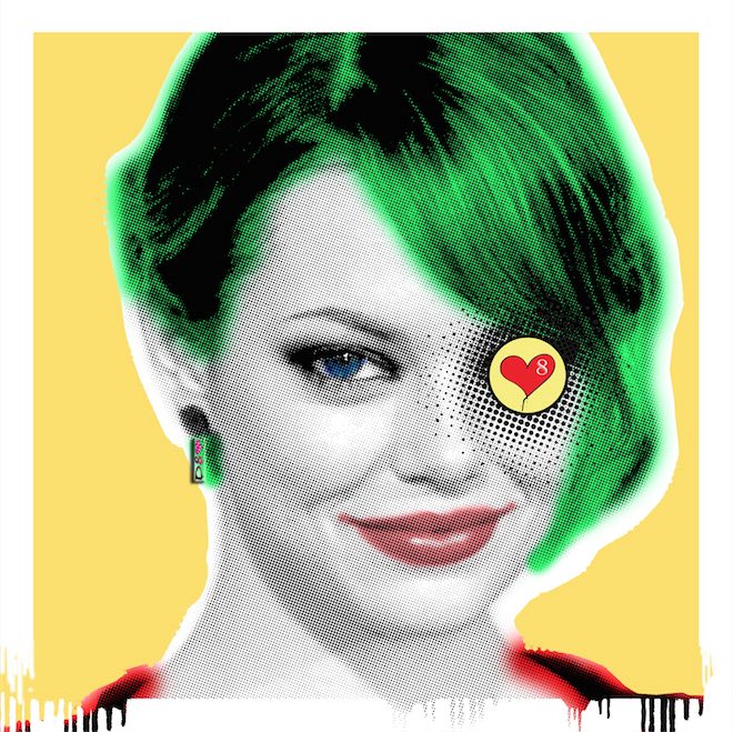 Emma Stone - Magic Bunny – Giclée printed on Canvas or Paper