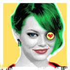 Emma Stone - Magic Bunny – Giclée printed on Canvas or Paper