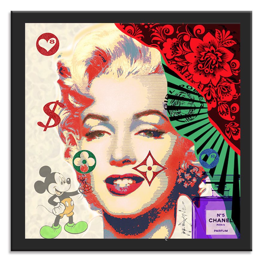 Marilyn Mickey Chanel – Giclée printed on Canvas or Paper
