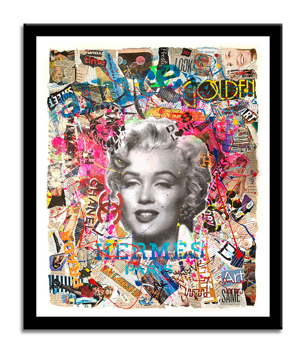 Marilyn Golden - Original Collage Painting on Paper