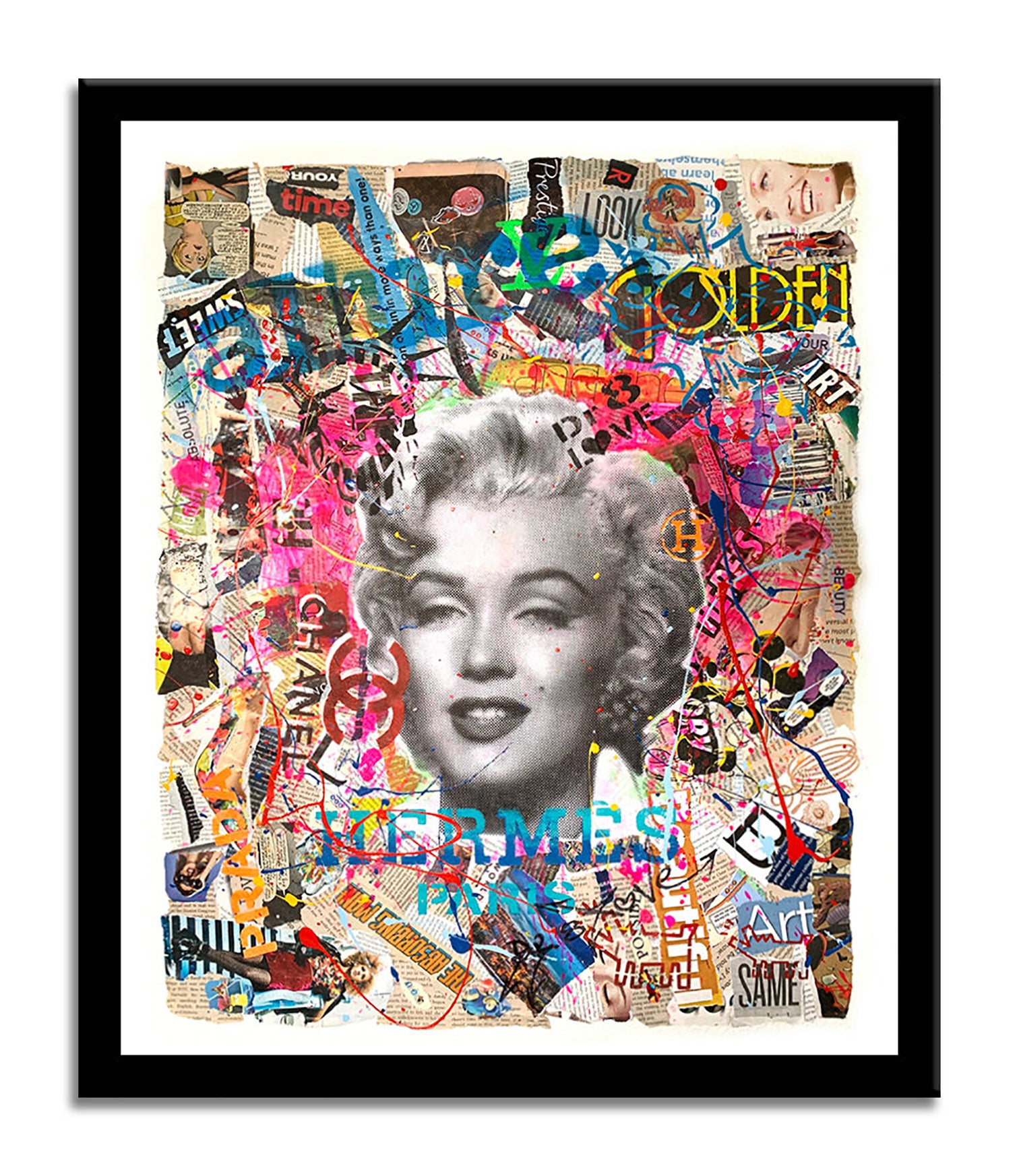 Marilyn Golden - Original Collage Painting on Paper