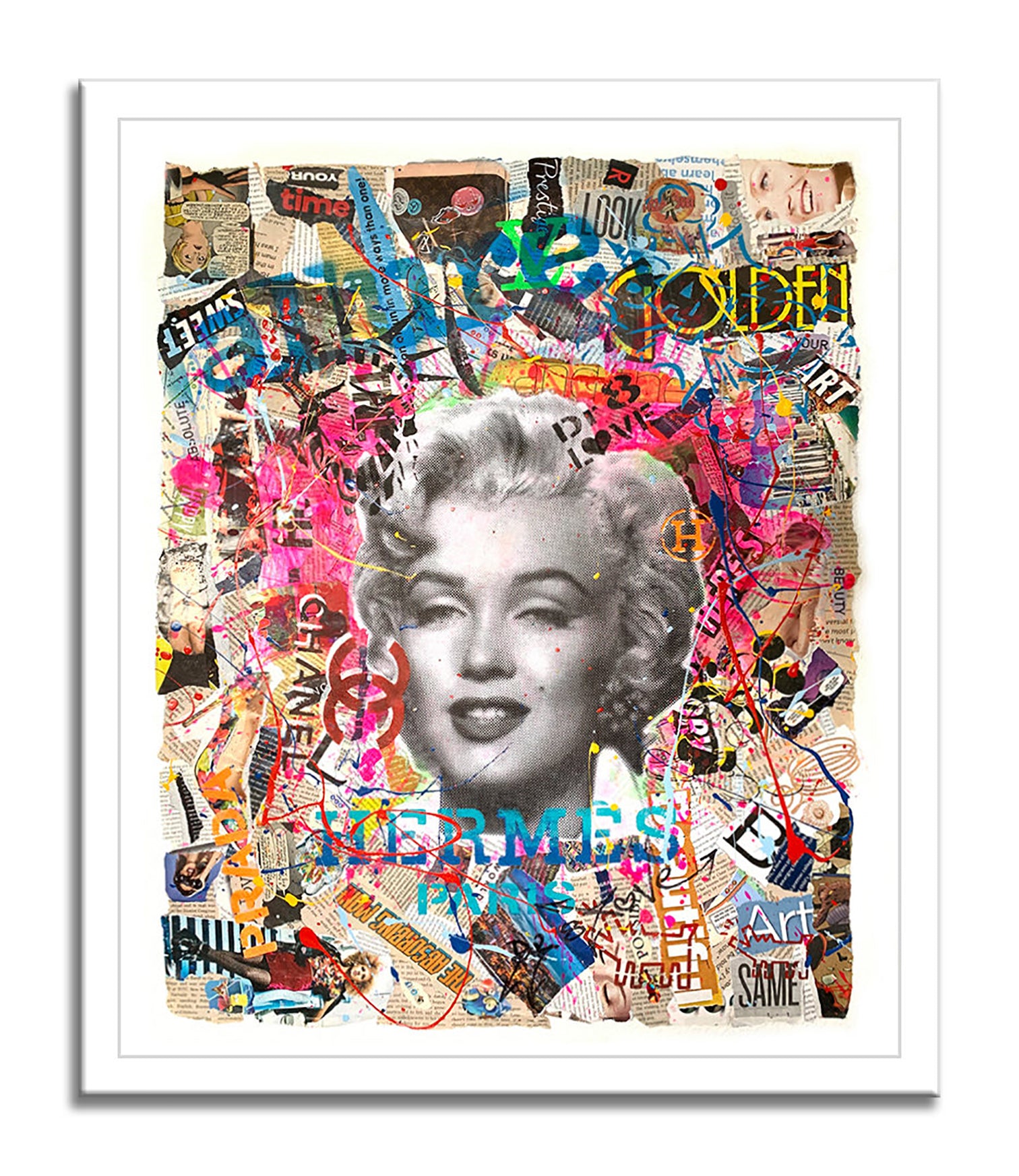 Marilyn Golden - Original Collage Painting on Paper