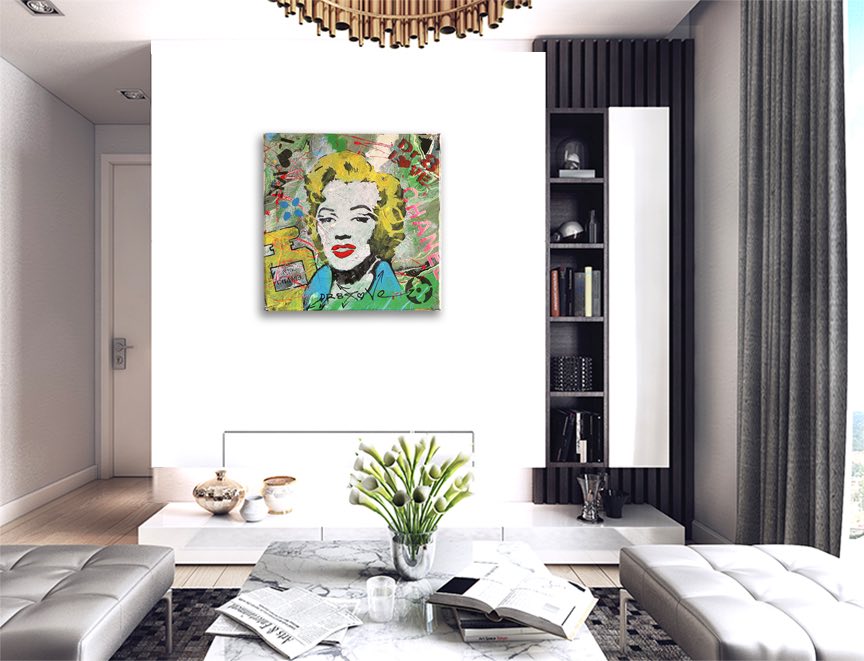 Marilyn N5 – Giclée printed on Canvas or Paper