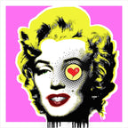 Marilyn - Love – Giclée printed on Canvas or Paper
