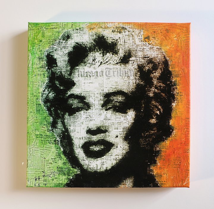 Marilyn Color - Original Painting on Canvas