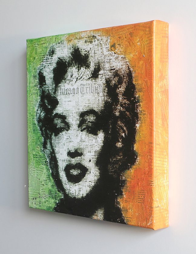 Marilyn Color - Original Painting on Canvas