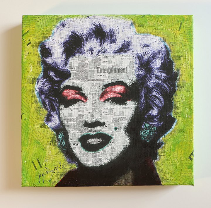 Marilyn First - Original Painting on Canvas