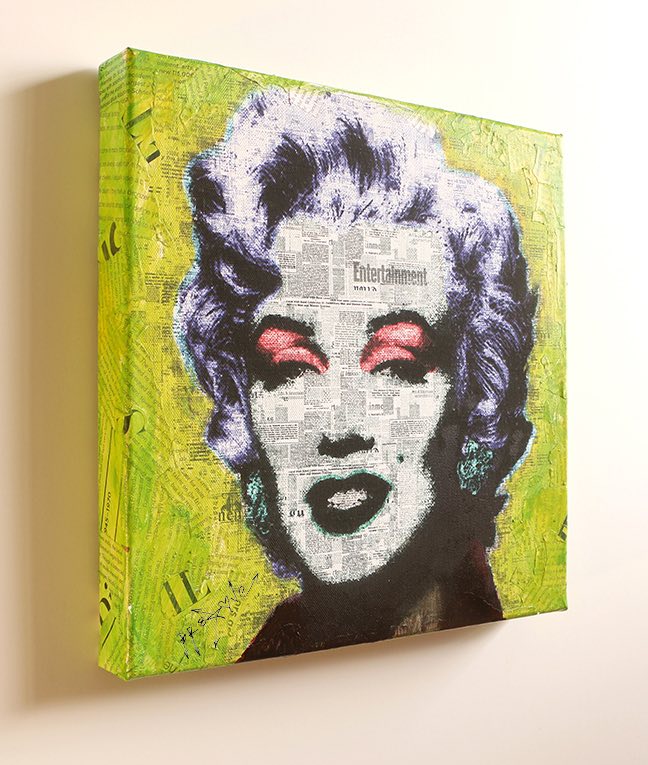 Marilyn First - Original Painting on Canvas