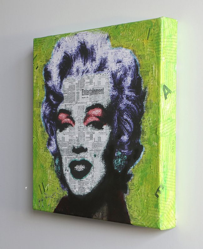 Marilyn First - Original Painting on Canvas