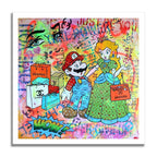Mario Bross You're my Hero – Giclée printed on Canvas or Paper
