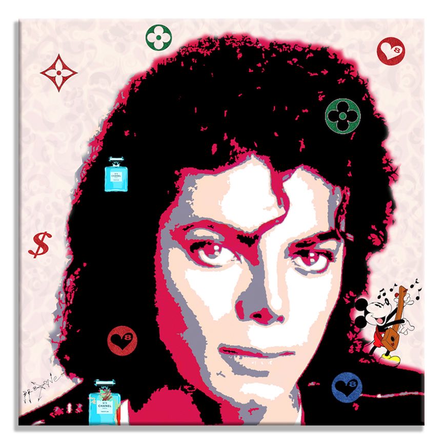 Michael Jackson-the King of Pop – Giclée printed on Canvas or Paper