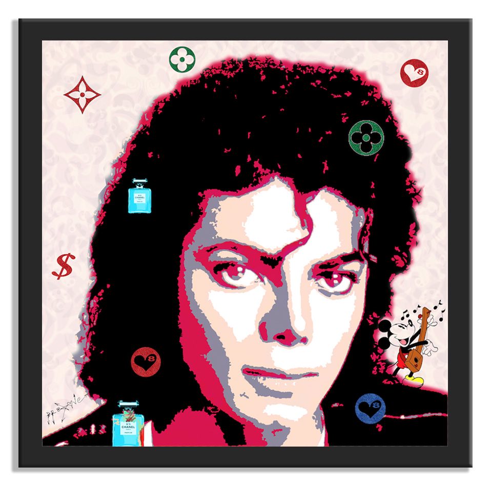 Michael Jackson-the King of Pop – Giclée printed on Canvas or Paper
