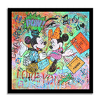 Mickey Minnie Hermes - Original Painting on Canvas