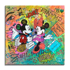 Mickey Minnie Rolls Royce - Original Painting on Canvas
