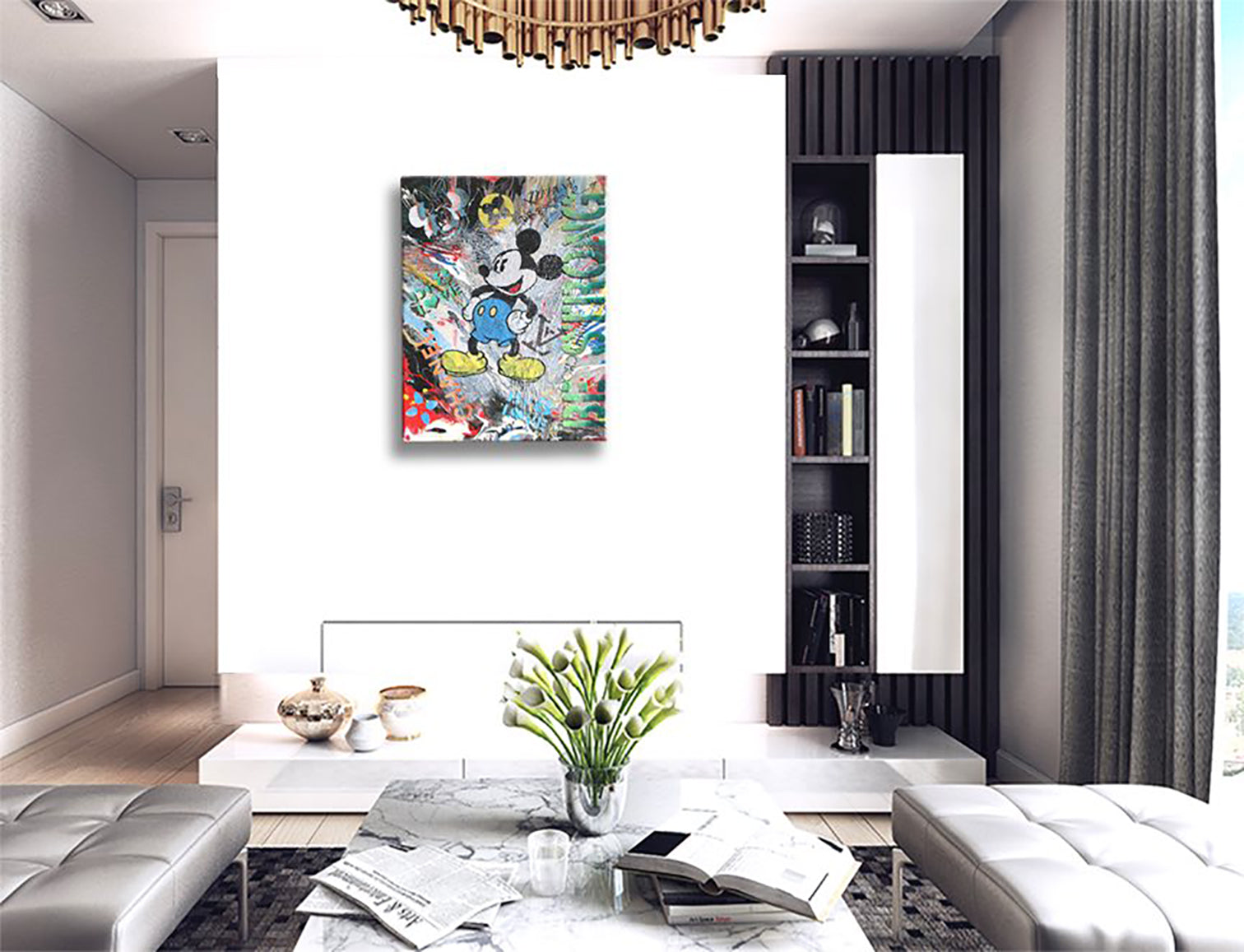 Mickey Always Strong - Original Painting on Canvas
