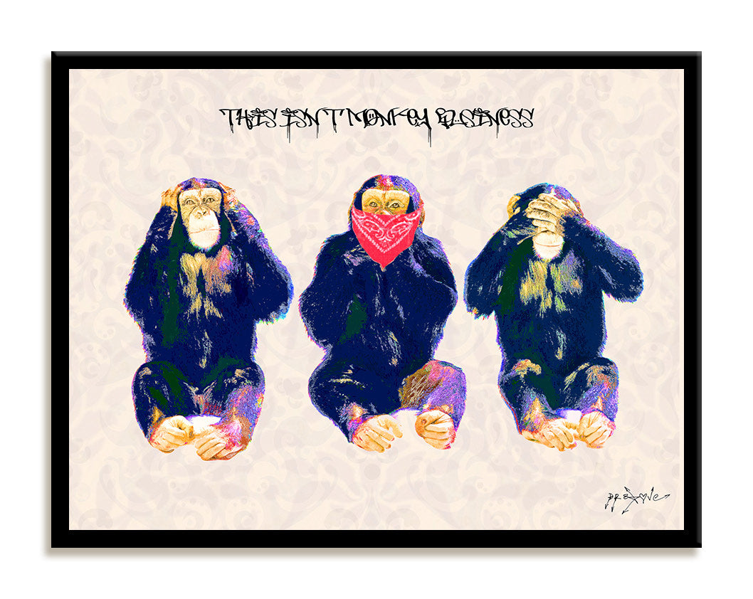 Monkey Business – Giclée printed on Canvas or Paper