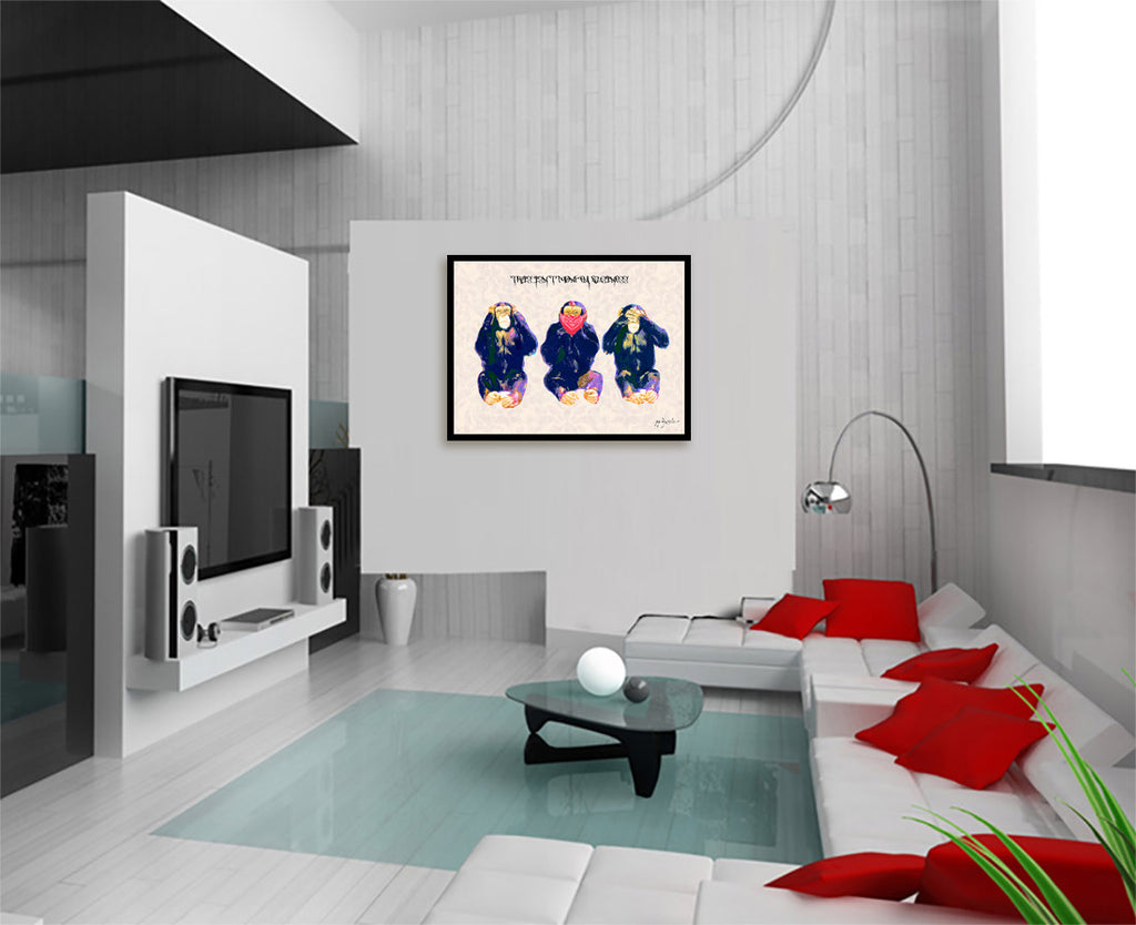 Monkey Business – Giclée printed on Canvas or Paper