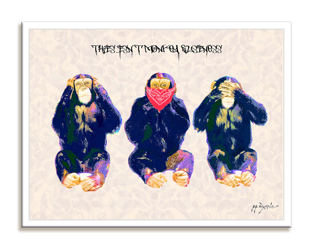Monkey Business – Giclée printed on Canvas or Paper