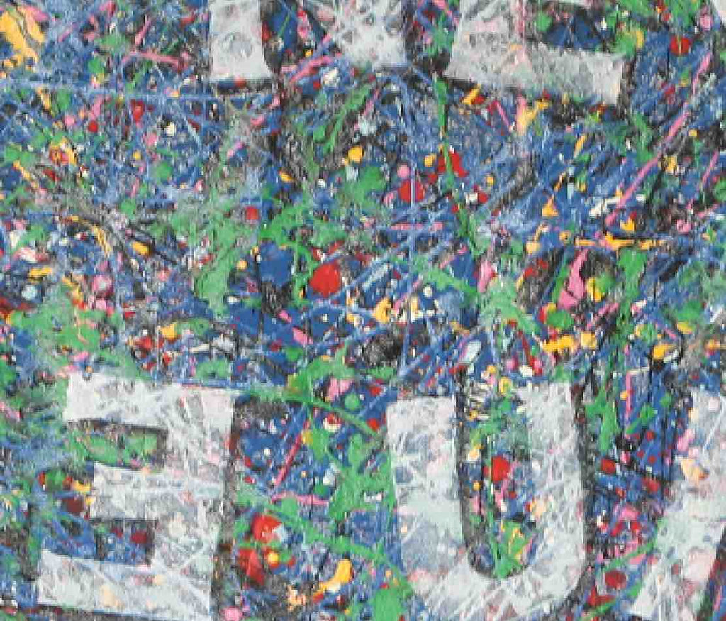 Never Give Up  – Original Abstract Painting on canvas