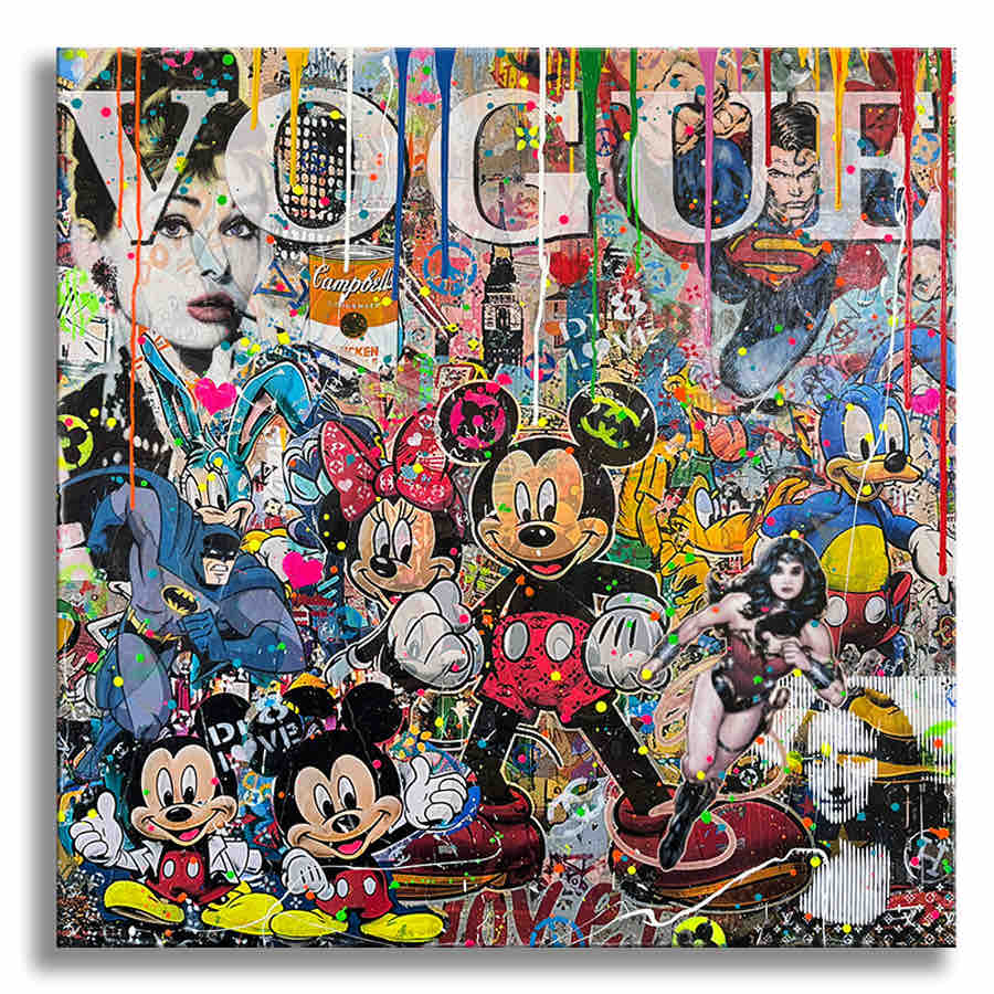 New York Vogue - Original Painting on Canvas Main image