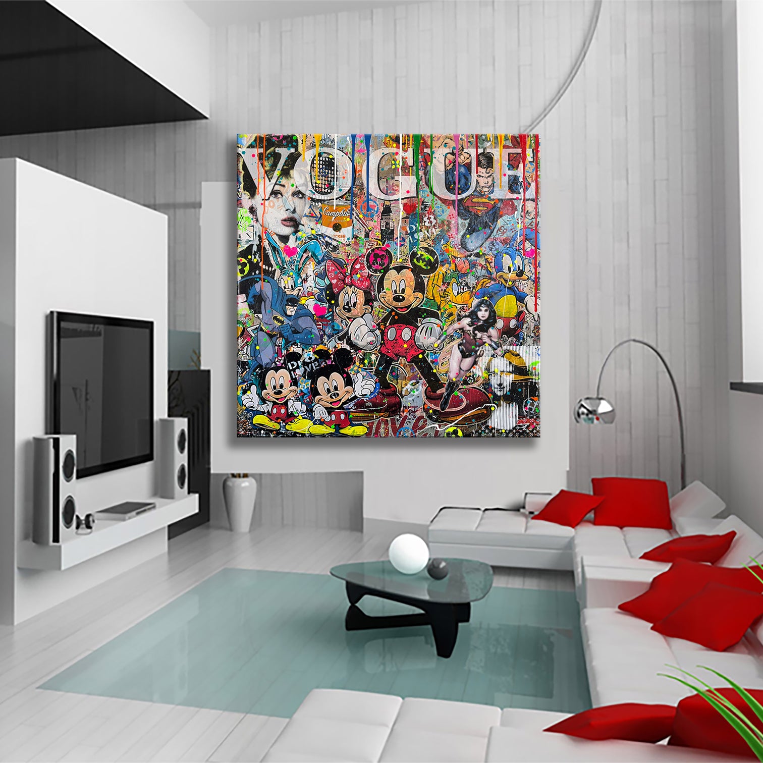 New York Vogue - Original Painting on Canvas