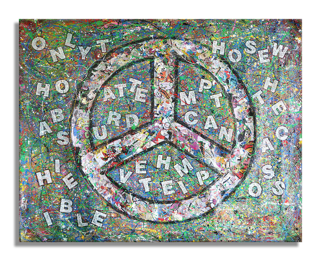 Only those who attempt  – Original Abstract Painting on canvas