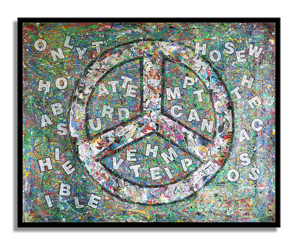 Only those who attempt  – Original Abstract Painting on canvas