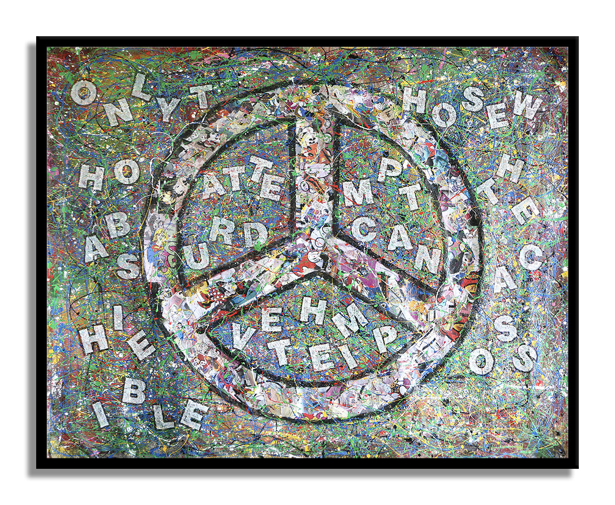 Only those who attempt  – Original Abstract Painting on canvas