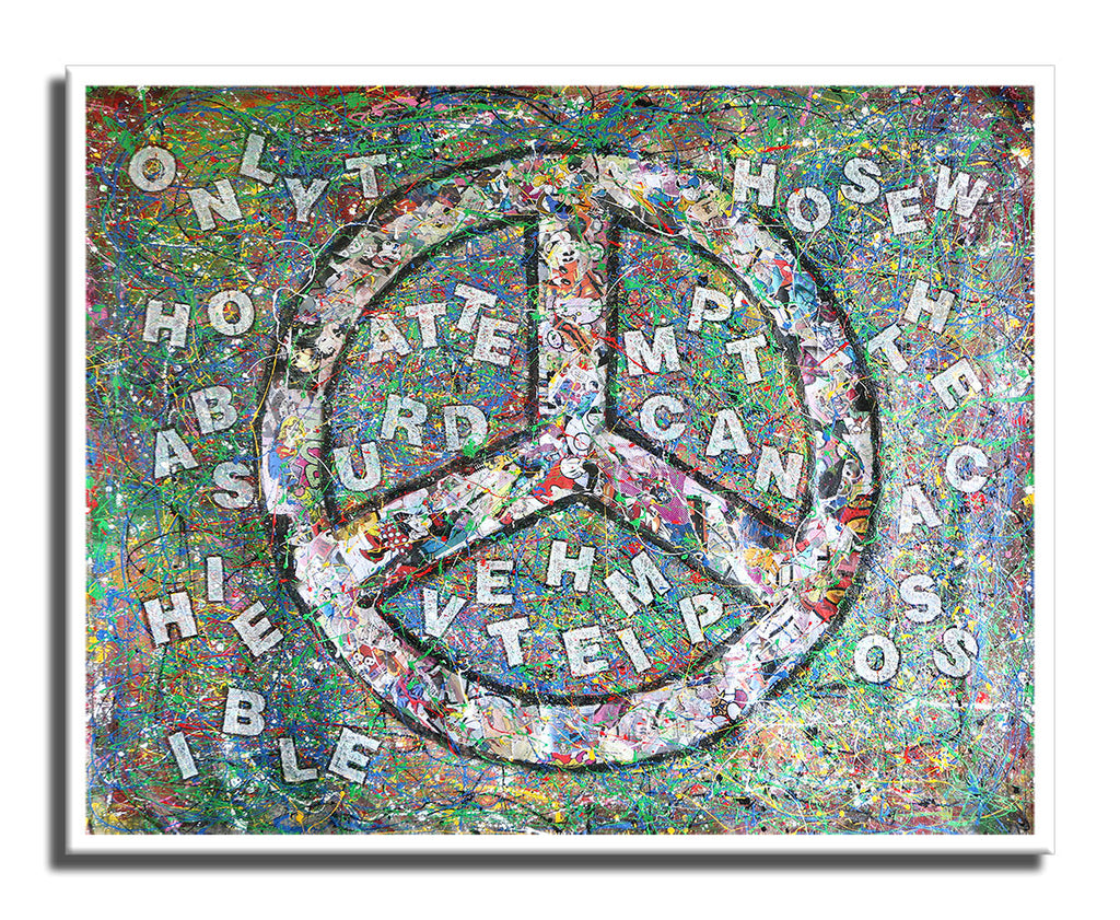 Only those who attempt  – Original Abstract Painting on canvas