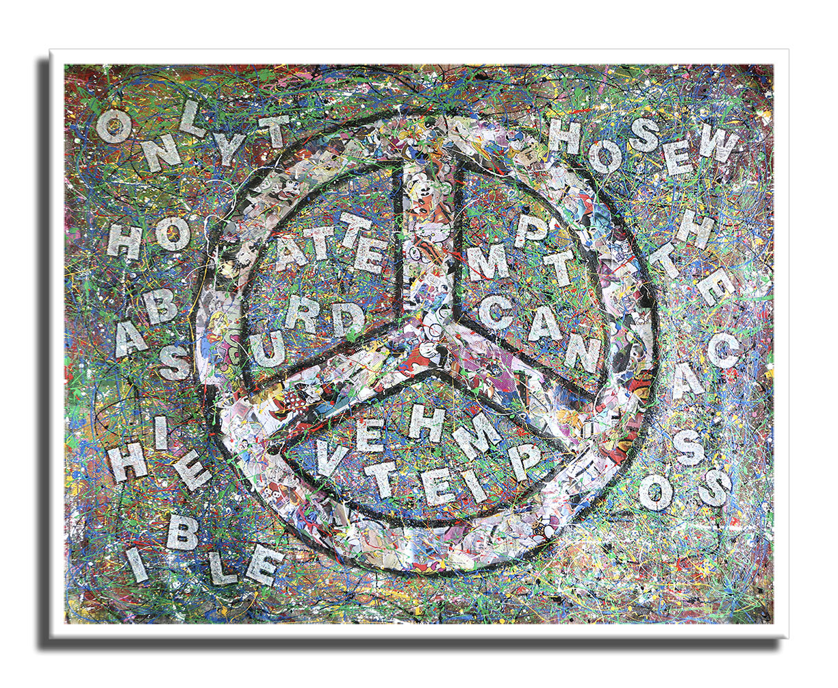 Only those who attempt  – Original Abstract Painting on canvas