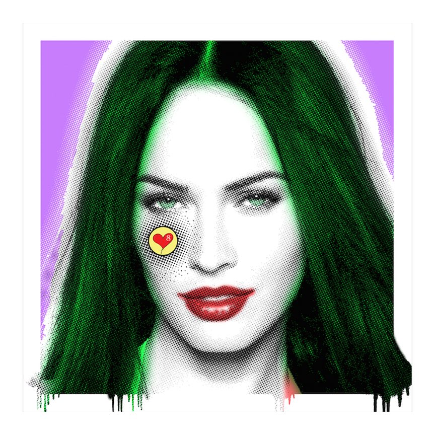 Megan Fox - Passion – Giclée printed on Canvas or Paper