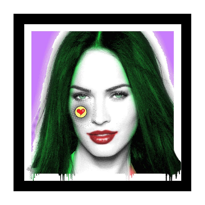 Megan Fox - Passion – Giclée printed on Canvas or Paper