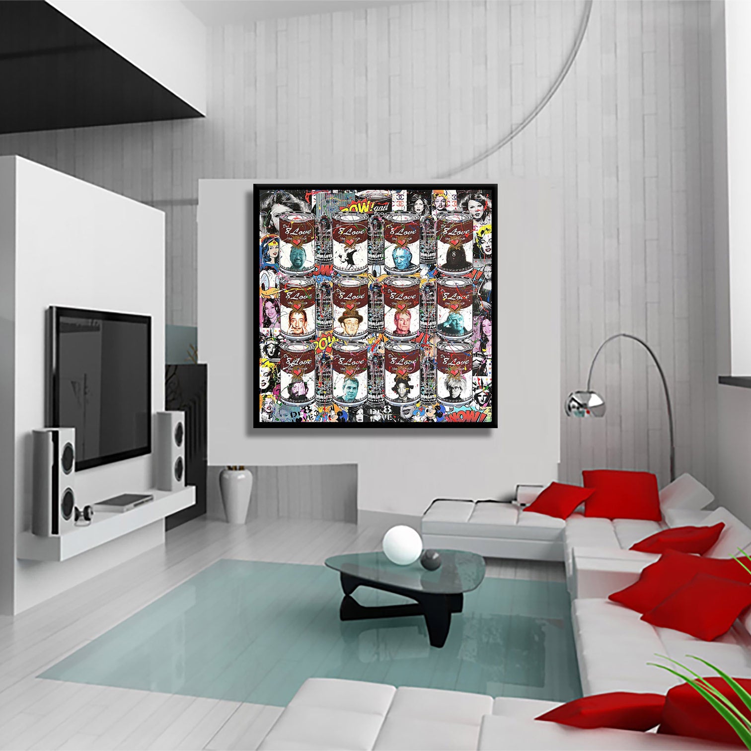 Pop Art - Original Painting on Canvas